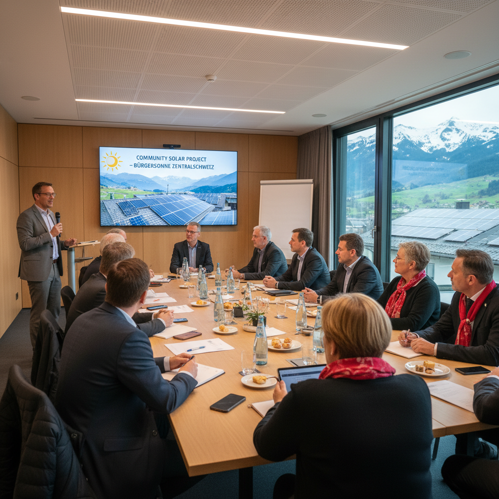 Solaranlage auf Schweizer Hausdach